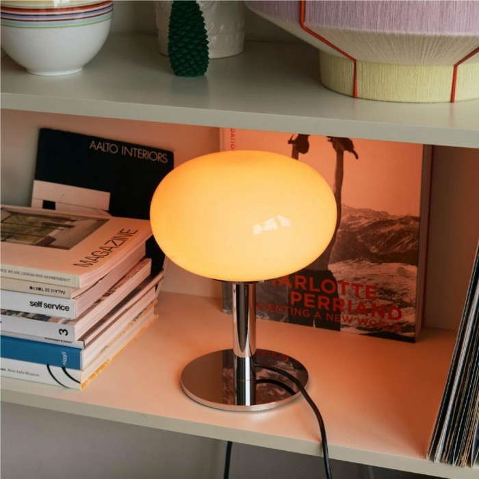 Minimalist Bauhaus Glass Table Lamp S20