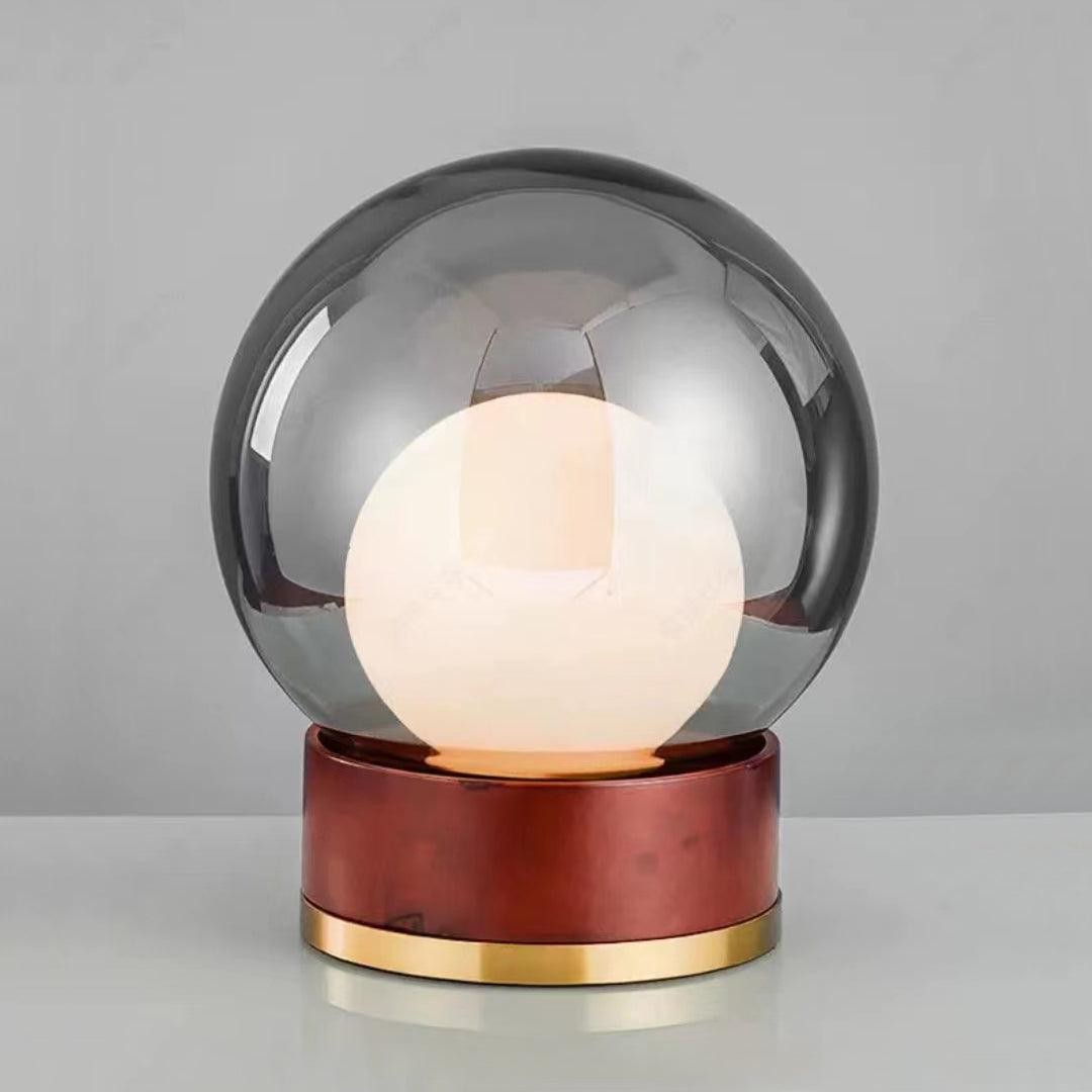 Simple Creative Wood Orb Table Lamp M527