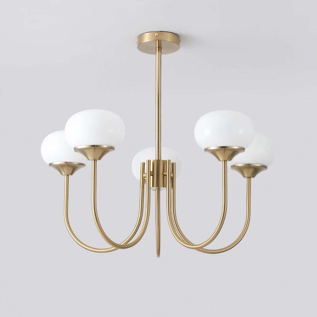 Nordic Bauhaus Glass Marshmallow Chandelier S168