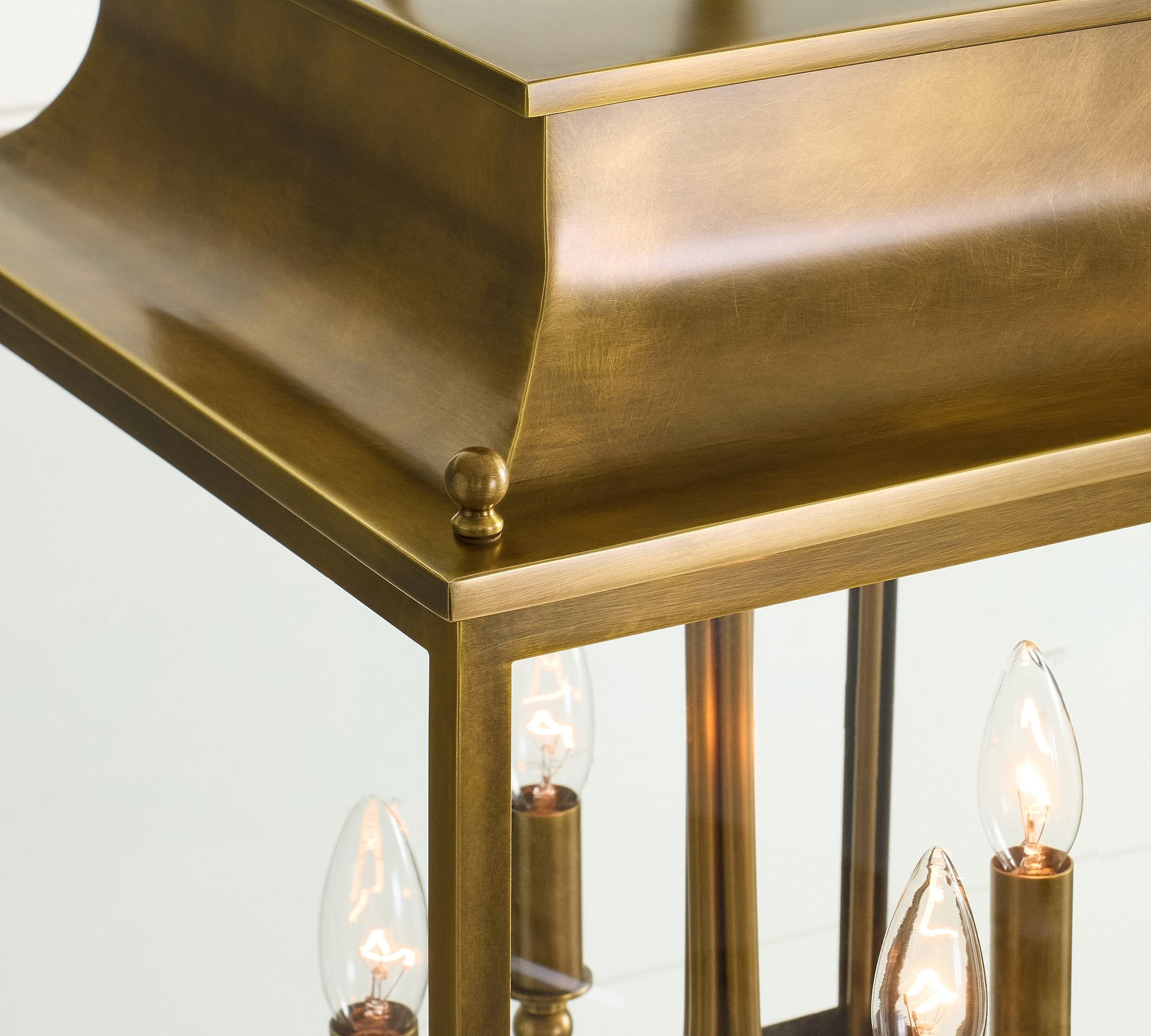 Yolvira Modern Outdoor Lantern Pendant - Metal Hanging Light for Exteriors T175