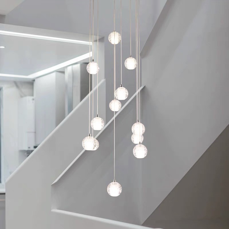 Crystal Ball Pendant Light For Living Room