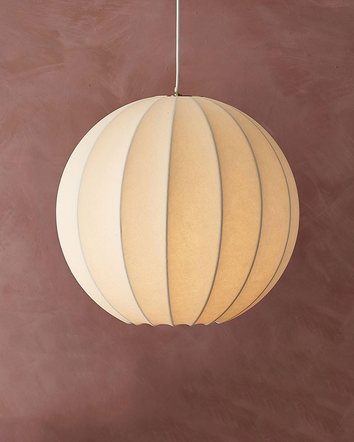 Creative Japanese Minimalist Silk Pendant Lamp For Restaurant M462