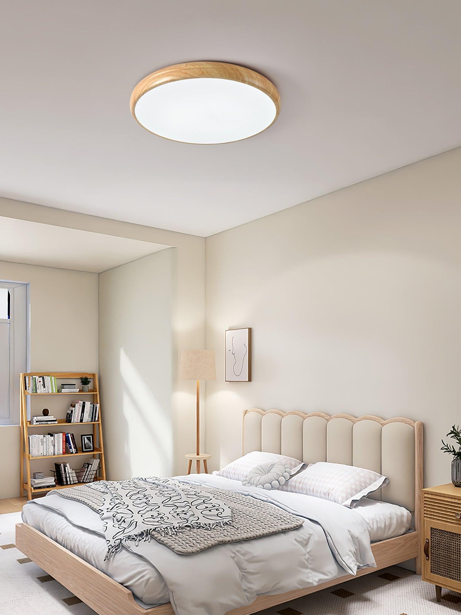 Wood Grain Round Ceiling Lamp M297