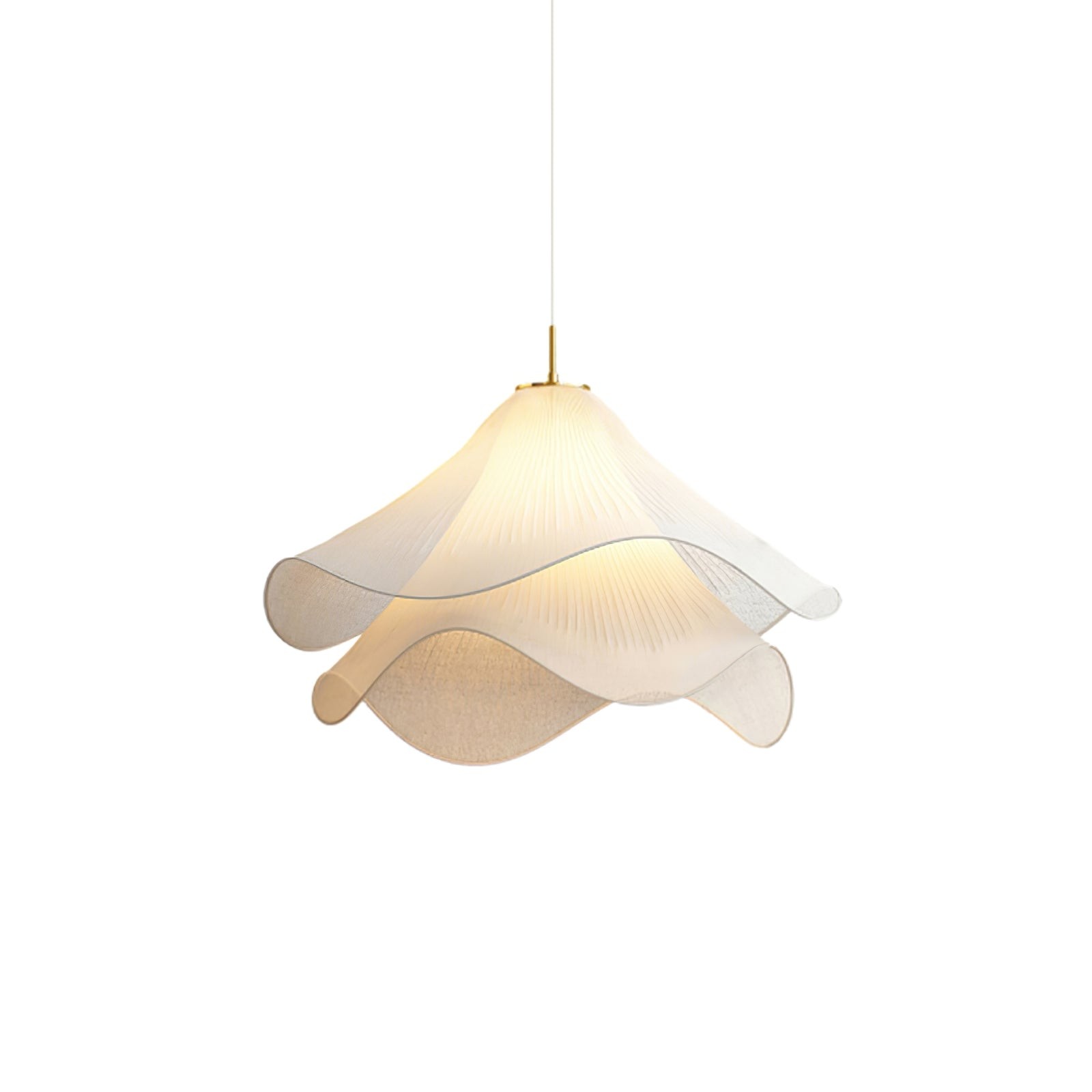 Ethereal Elegant Floral Pendant Light - Adjustable Modern Ceiling Fixture for Living Rooms T087
