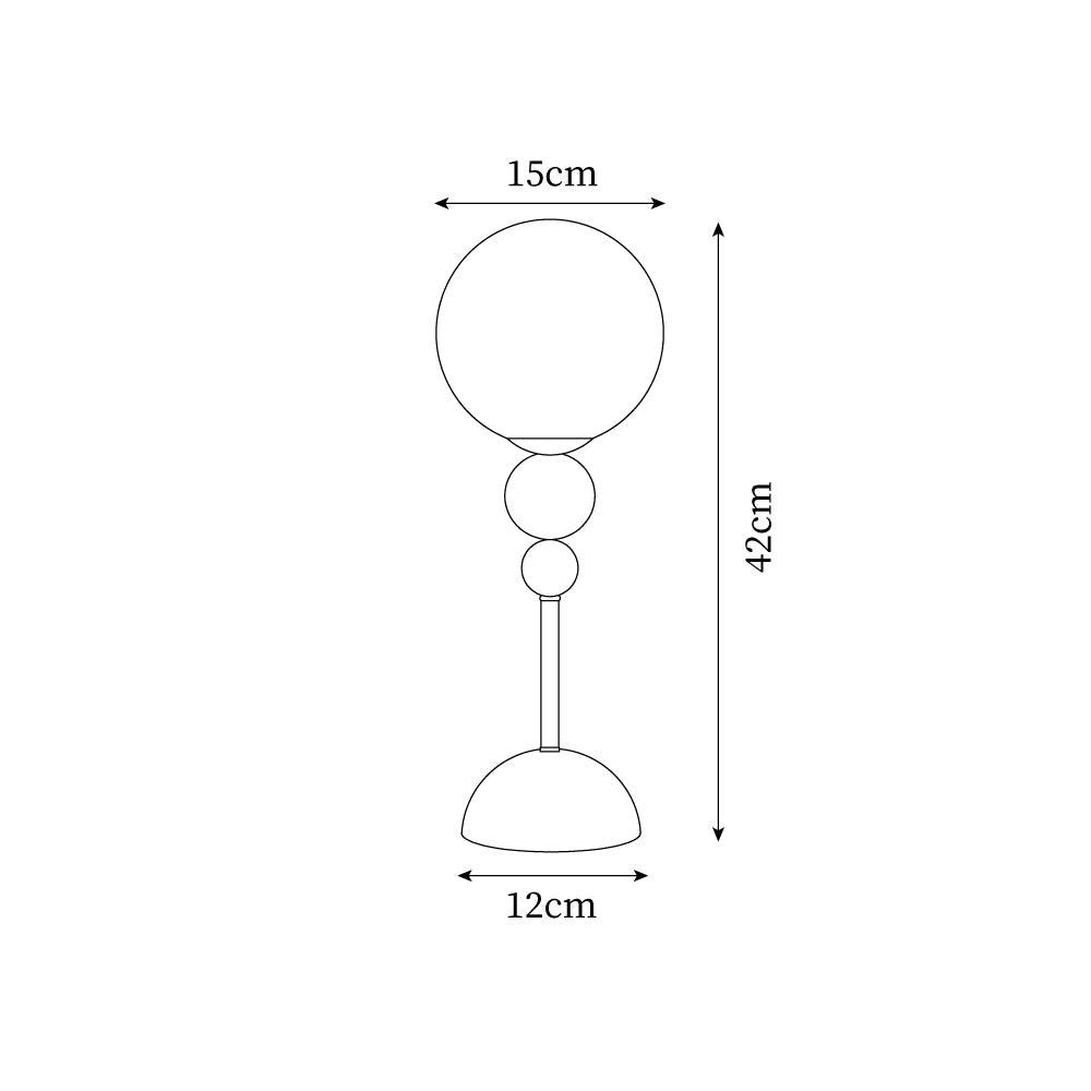 New Creative Spherical Vertical Decorative Table Lamp M272
