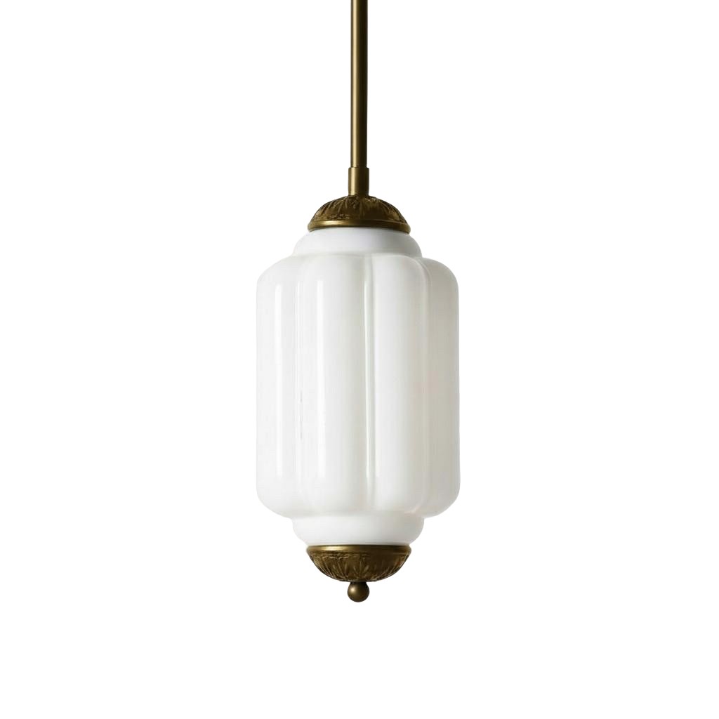 Eloise Simple Glass Irregular Lantern Pendant Lamp G23