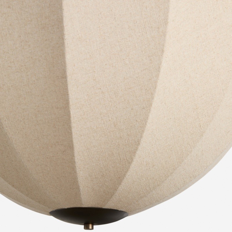 Lumarys Pendant / Flush Mount Lamp - Botanical-Inspired Linen Shade for Dining Area or Living Room T658