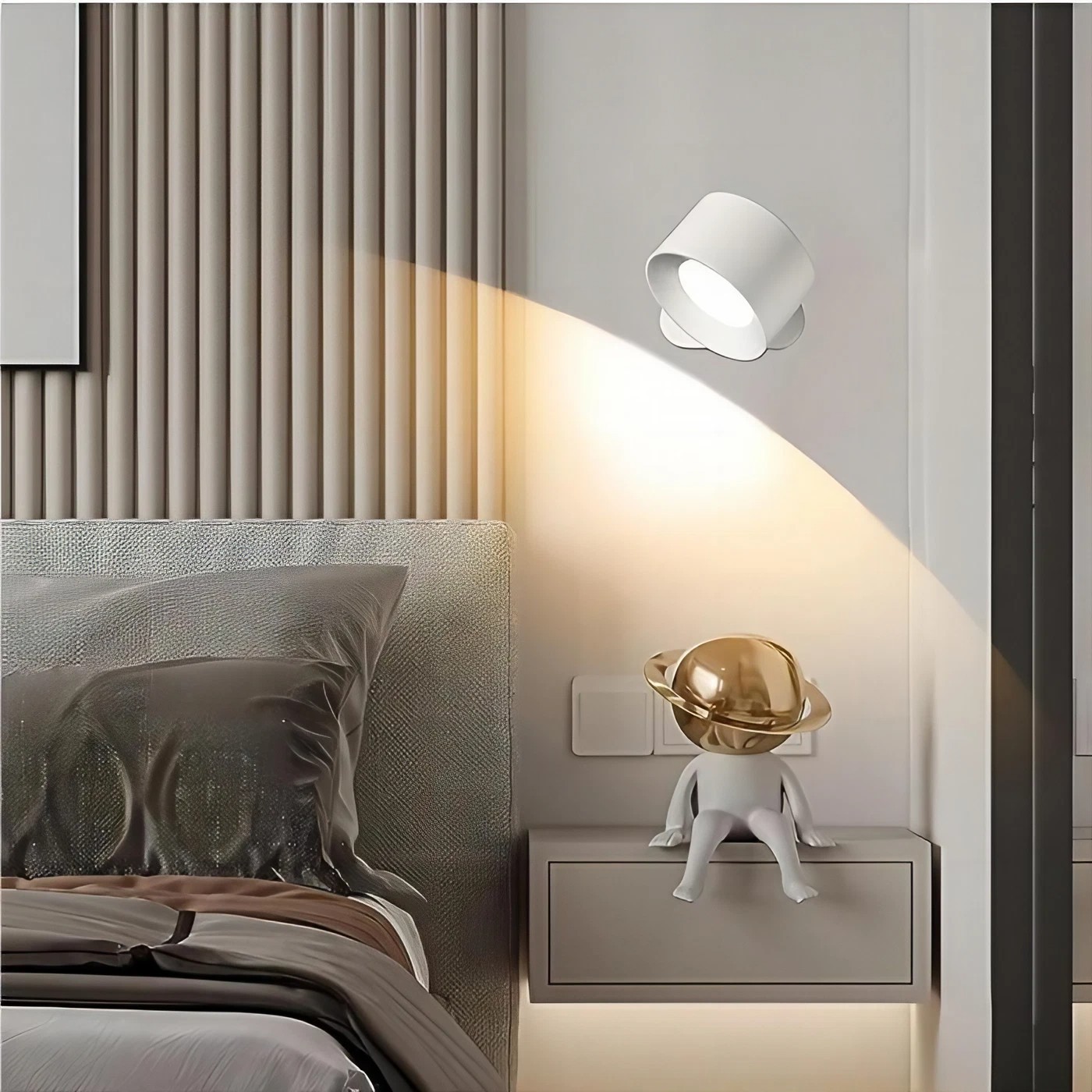 Touch Adjustable Rechargeable LED Portable Bedside Reading Lamp S58
