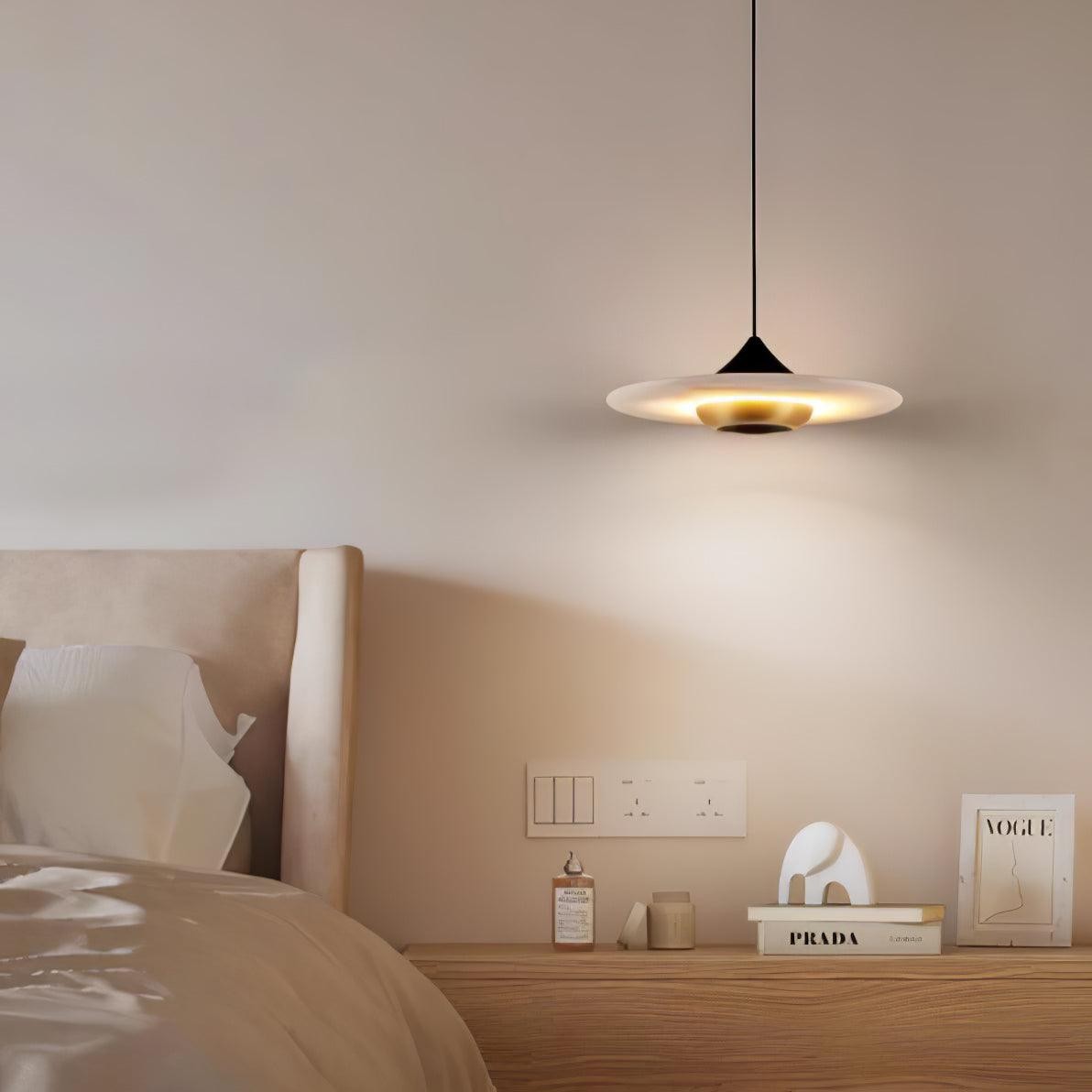 Flying Saucer Marble Pendant Lamp M558