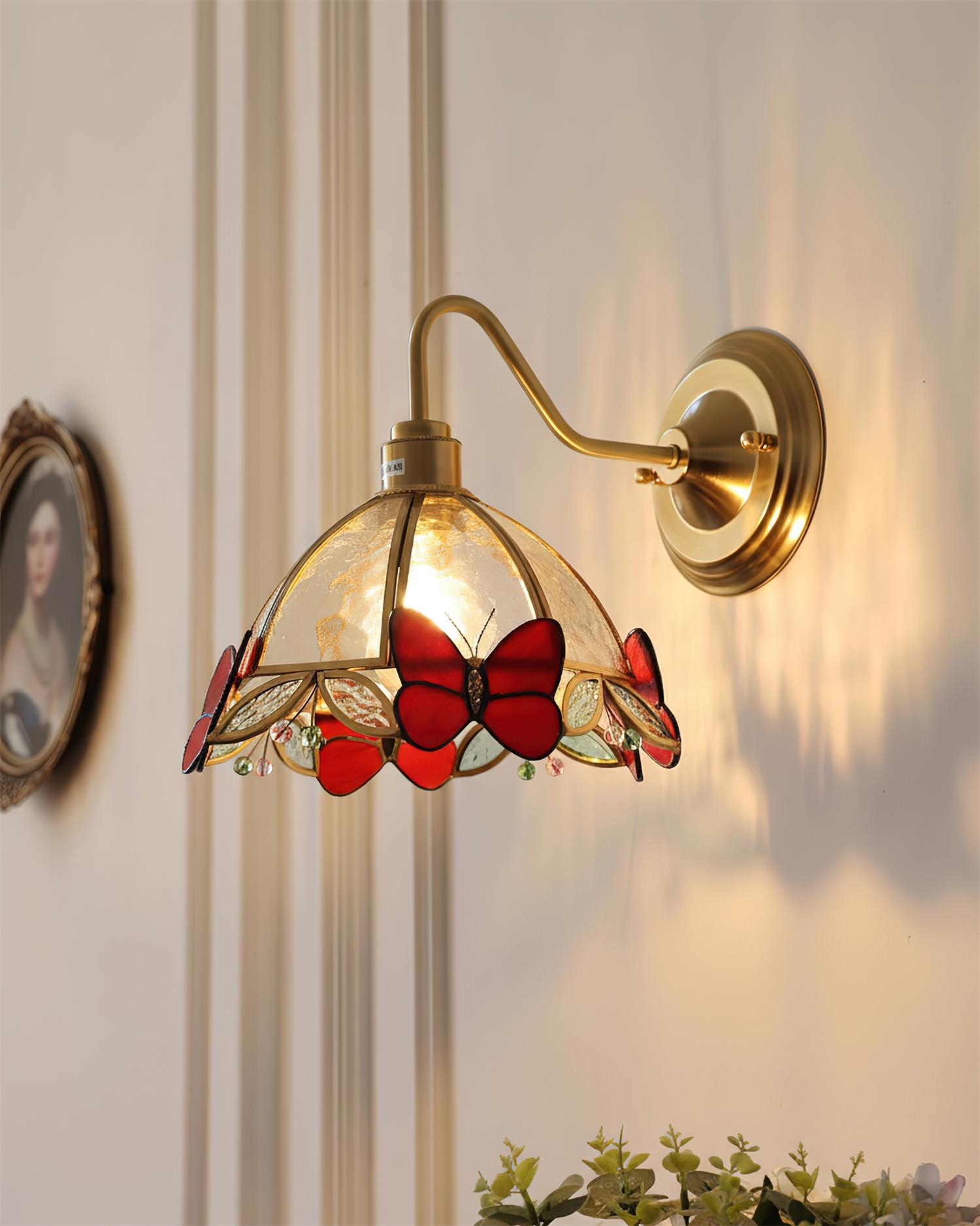 Butterfly Jewel Wall Lamp D240