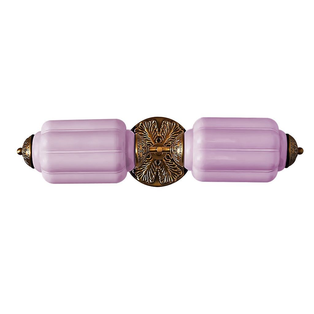 Eloise Pumkin Glass Vanity Sconce G51