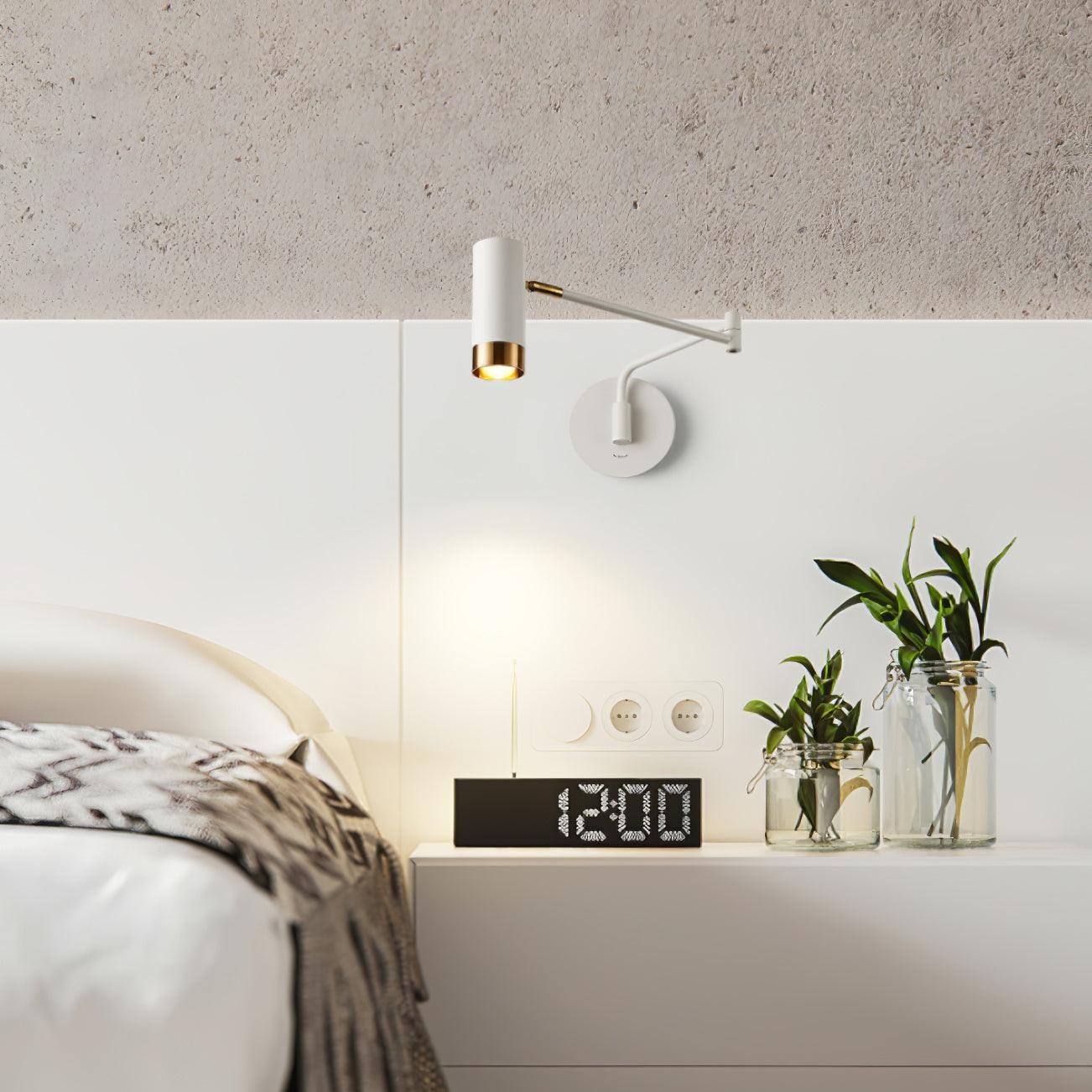 Modern Industrial Telescopic Revolving Adjustable Swing Arm Wall Lamp M430