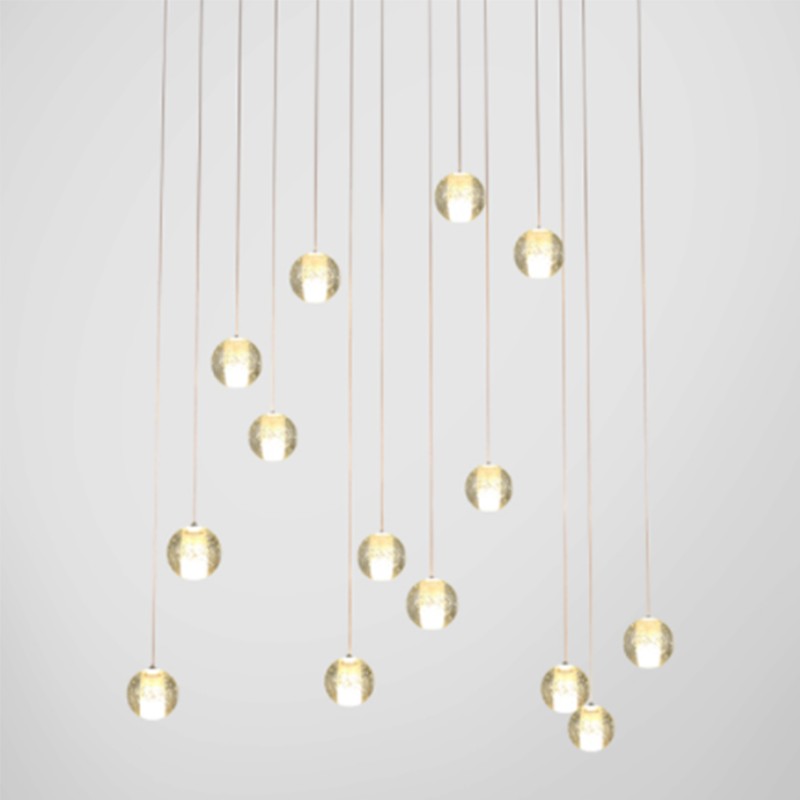 Crystal Ball Pendant Light For Living Room
