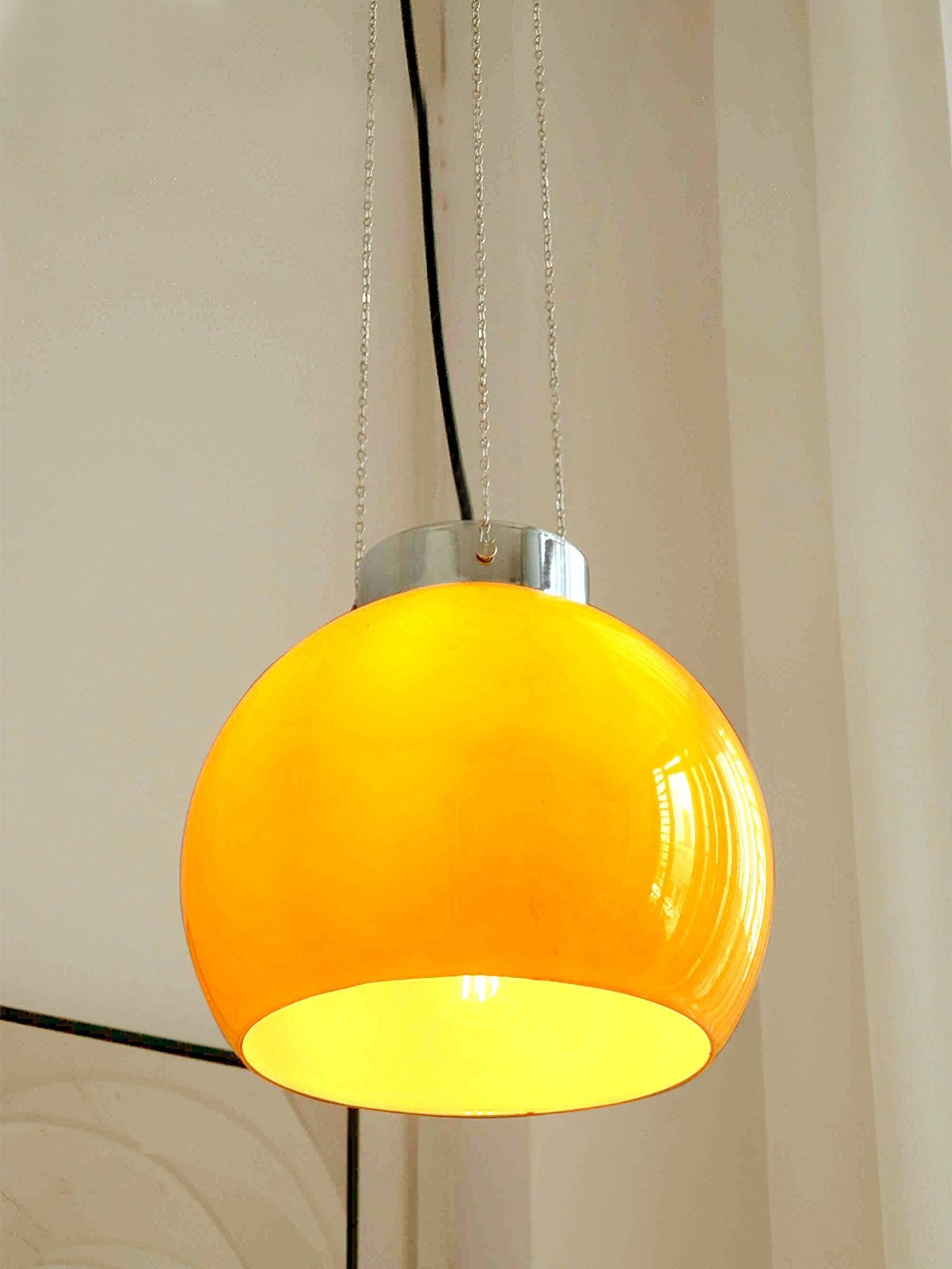 Vintage Bauhaus Creative Hemispherical Pendant Light M56