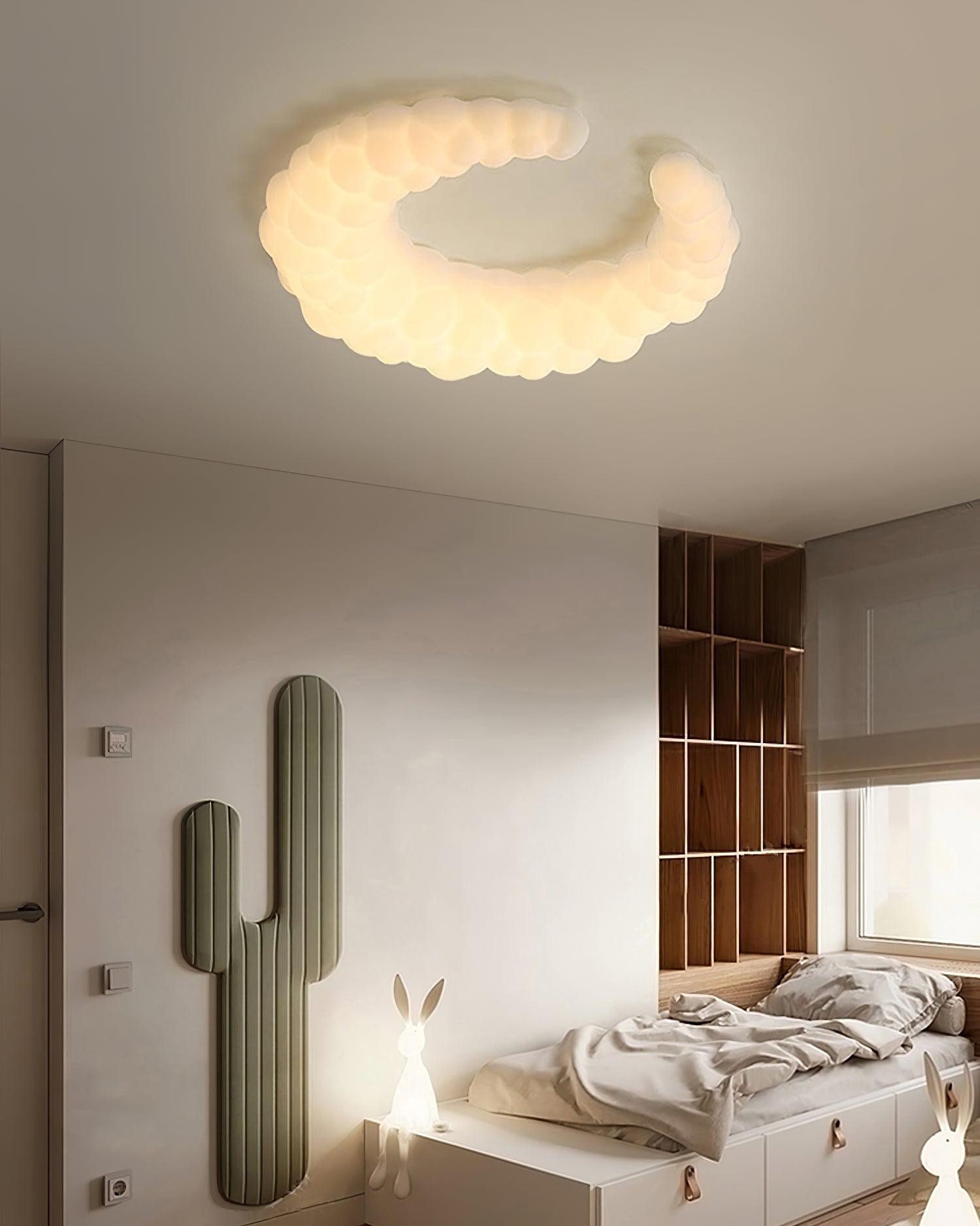 Cream Style Moon Ceiling Lamp M580