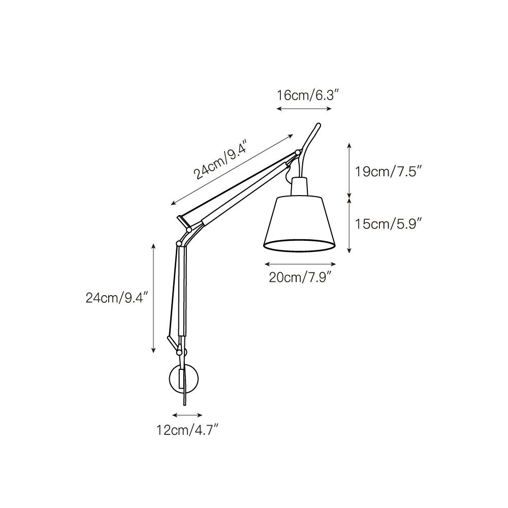 Artemide Plug-in Wall Lamp D715
