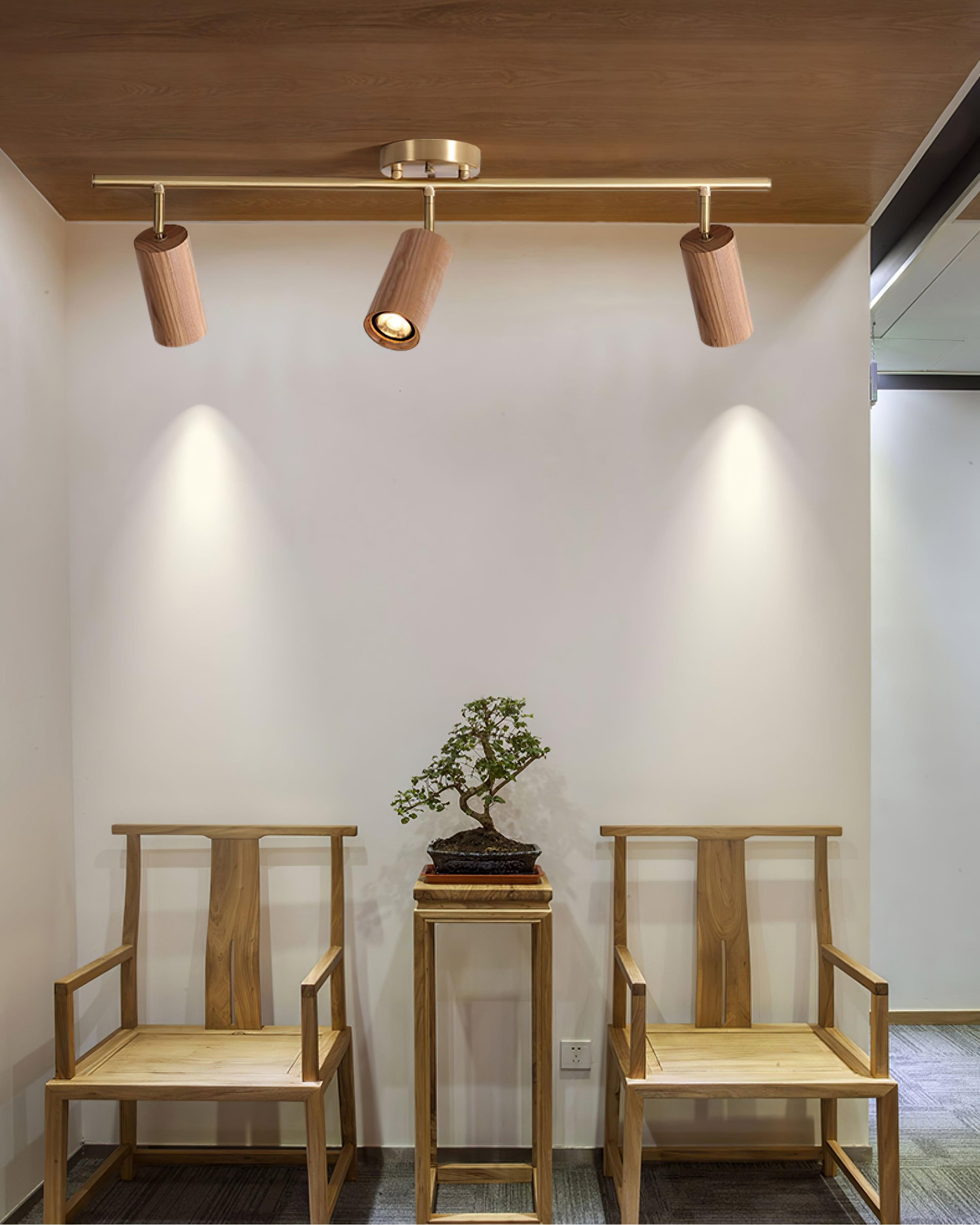 Fashion Wooden Modern Track Lighting M111