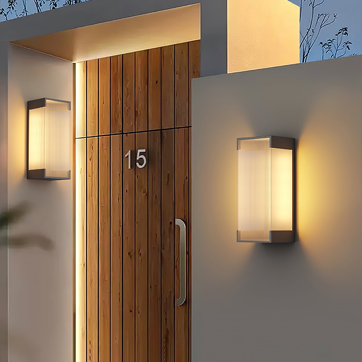 Rectangular Outdoor Wall Light M434
