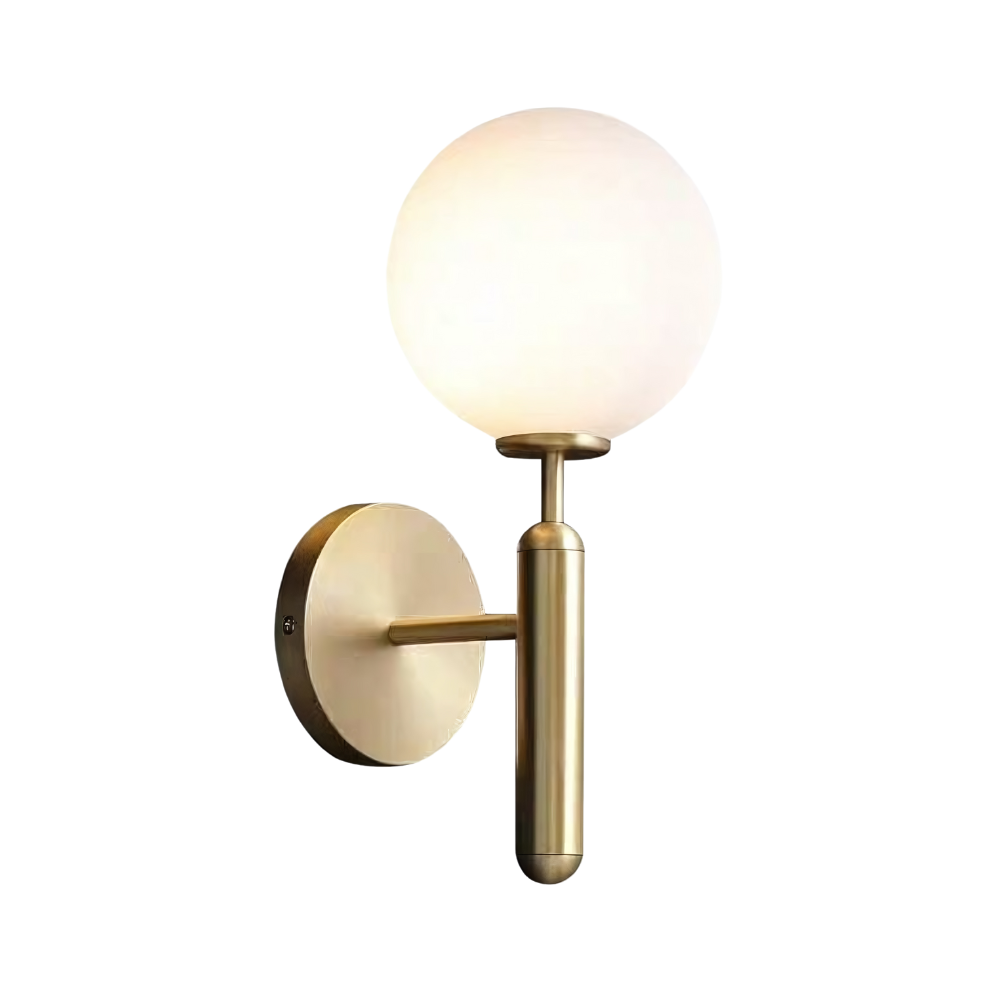 Milky Glow Modern Metal Wall Lamp D791