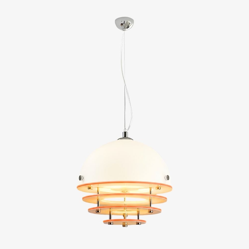 Afterglow Modern Layered Acrylic Sunset Pendant Light for Living Room and Bedroom T547