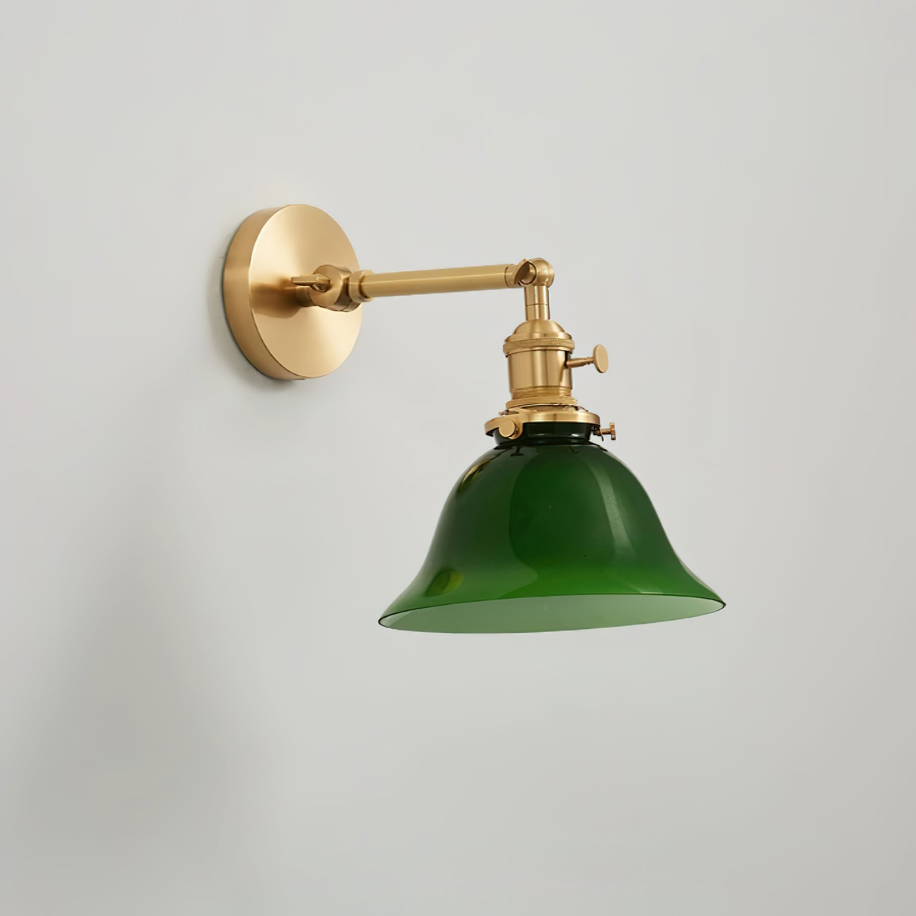 Personalized Green Bell-Shaped Wall Lamp M256