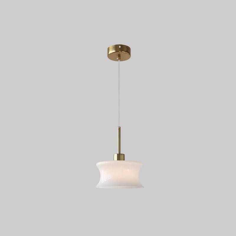 French Vintage Glass Window Pendant Lamp M496
