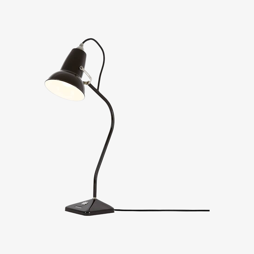Mini lampa stołowa Modryx w kolorze kruczoczarnym