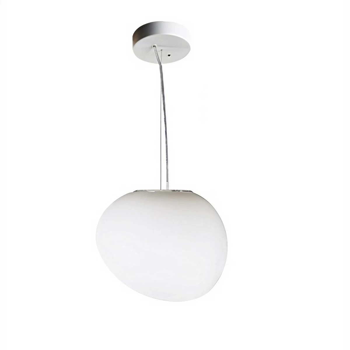 Stone Shape Opal Glass Pendant Light S05