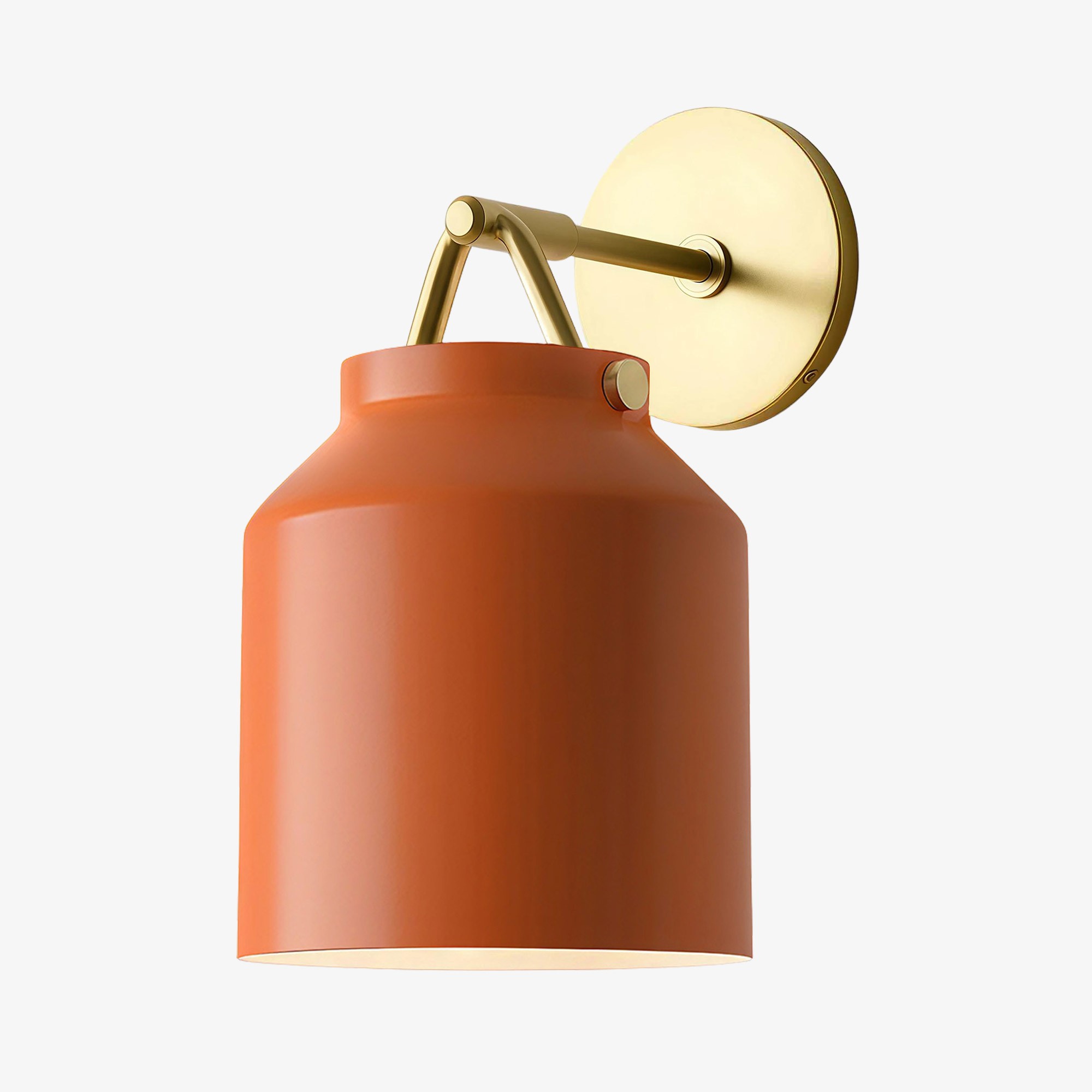 Hanton Modern Minimalist Brass and Glass Sconce – Damp Rated for Bathrooms T173