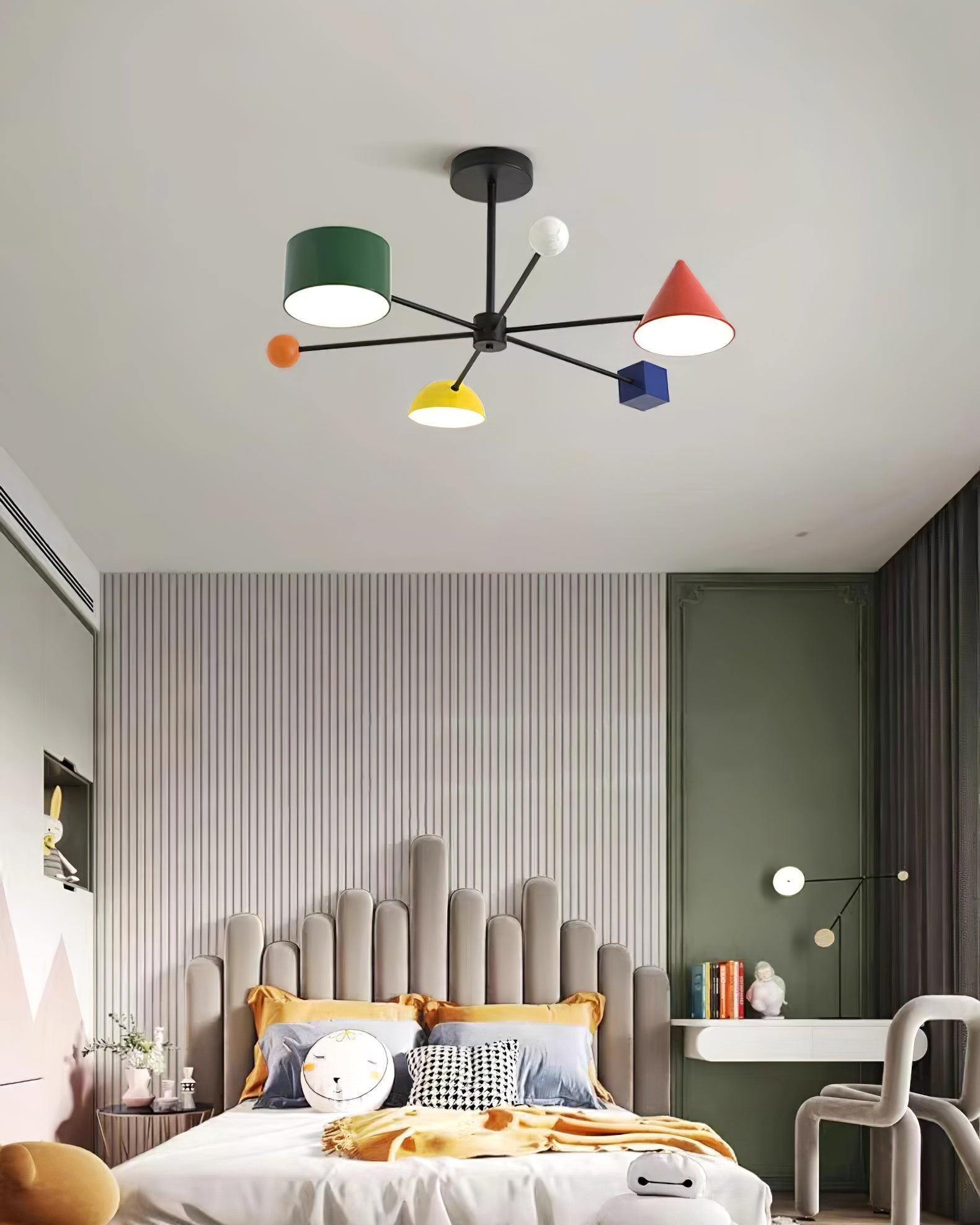 Geometric Colorful Ceiling Light M377