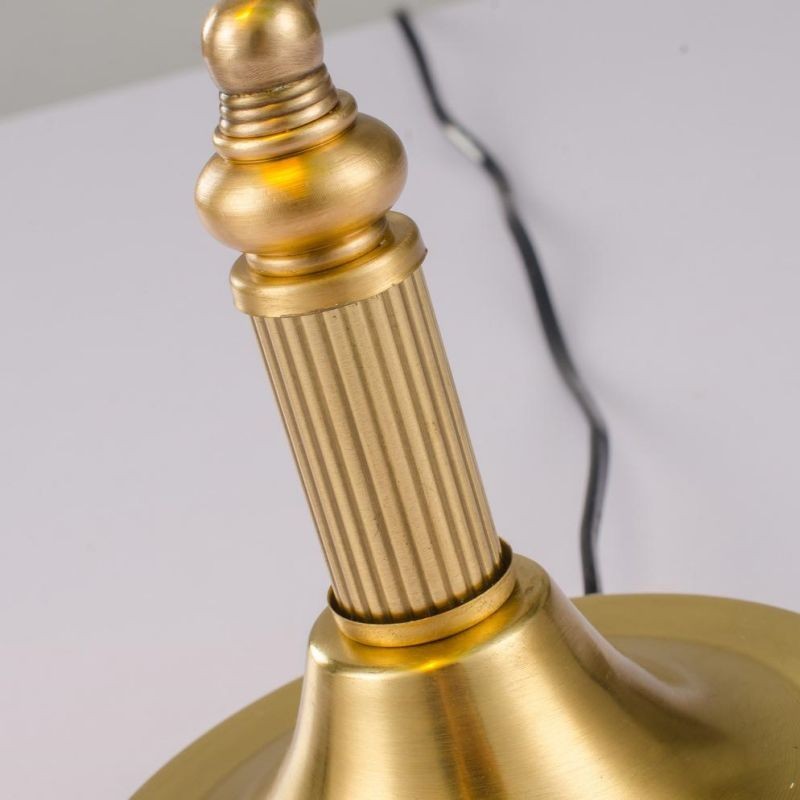 Vintage Glass Banker Desk Lamp Library Table Lamp S53