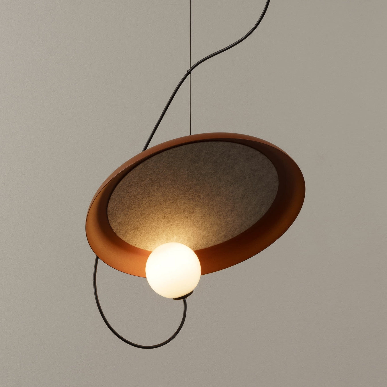 Acoustic Disc Pendant Lamp D448