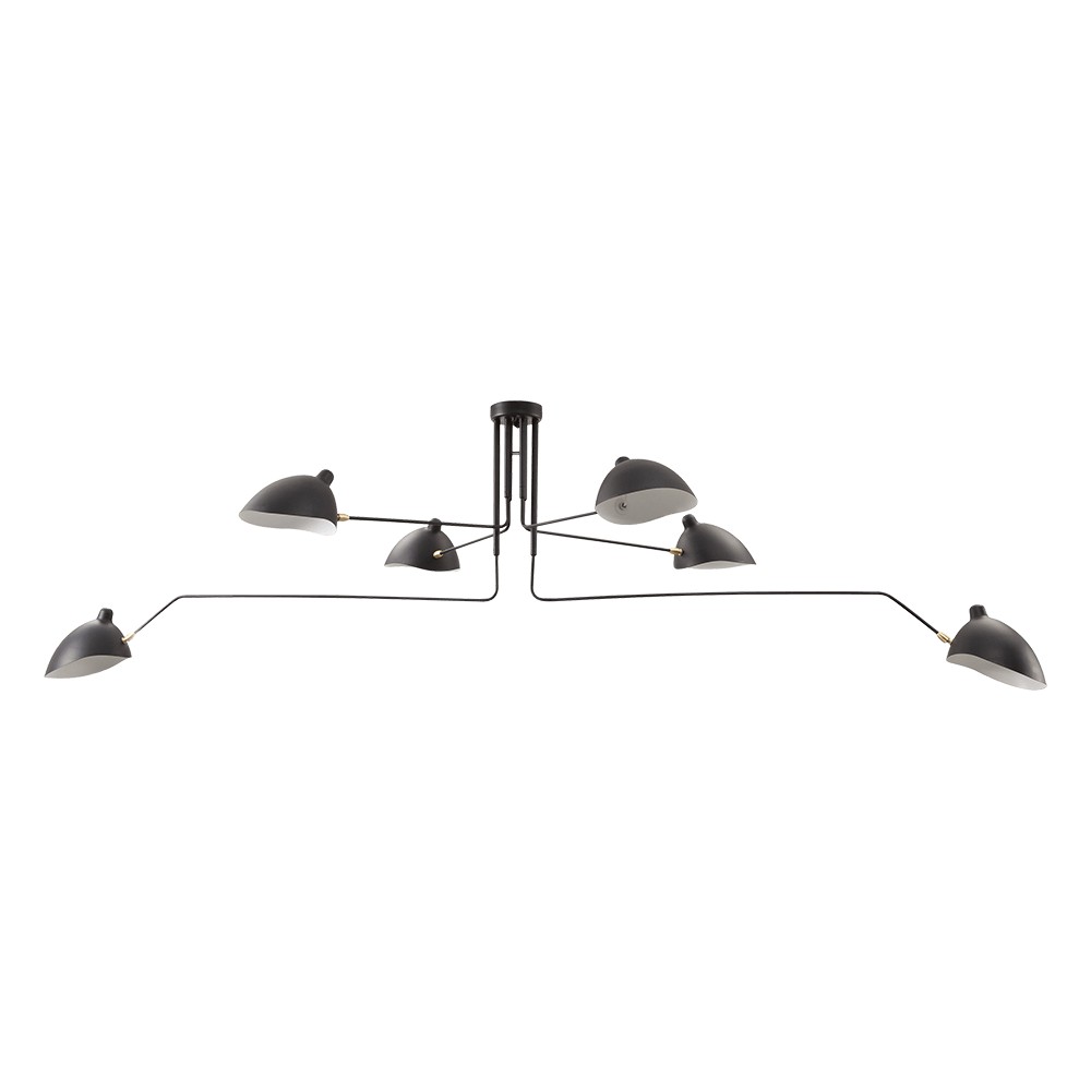Industrial Adjustable Multi Arm Ceiling Light S17