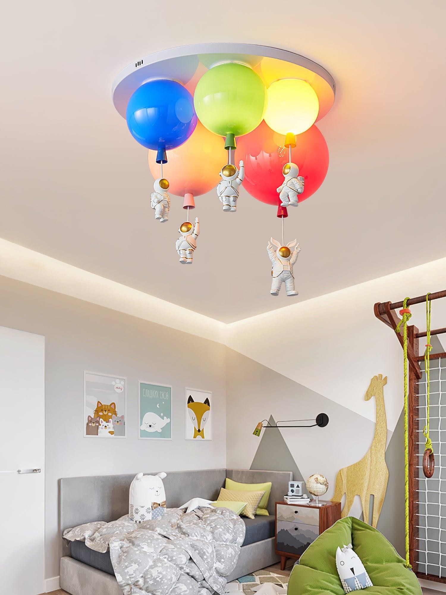 Astronaut Glossy Balloon Ceiling Lamp M494