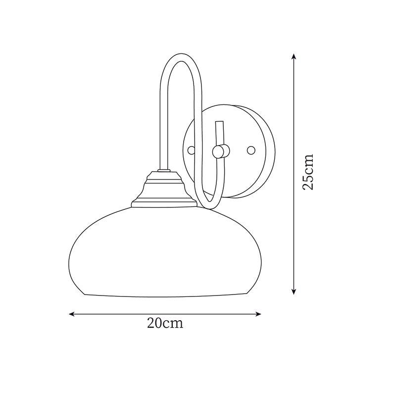 Modern Glass Geometry Wall Light for Living Room M230