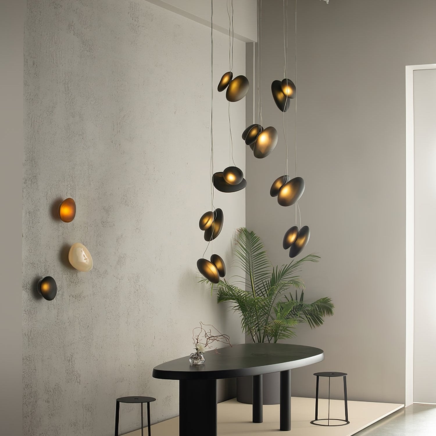 Translucent Frosted Glass Pendant Light M318