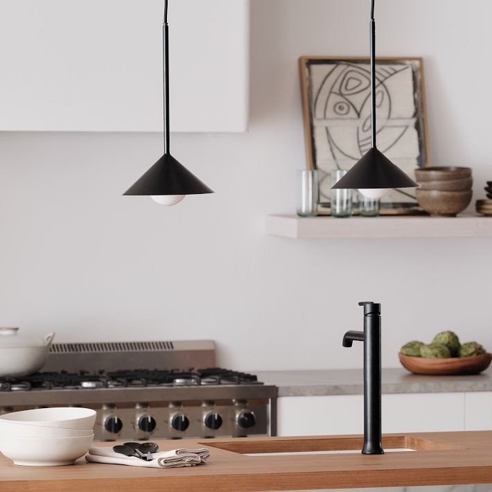 Brivana Adjustable Pendant – Cone Shade Light for Kitchen or Dining T268