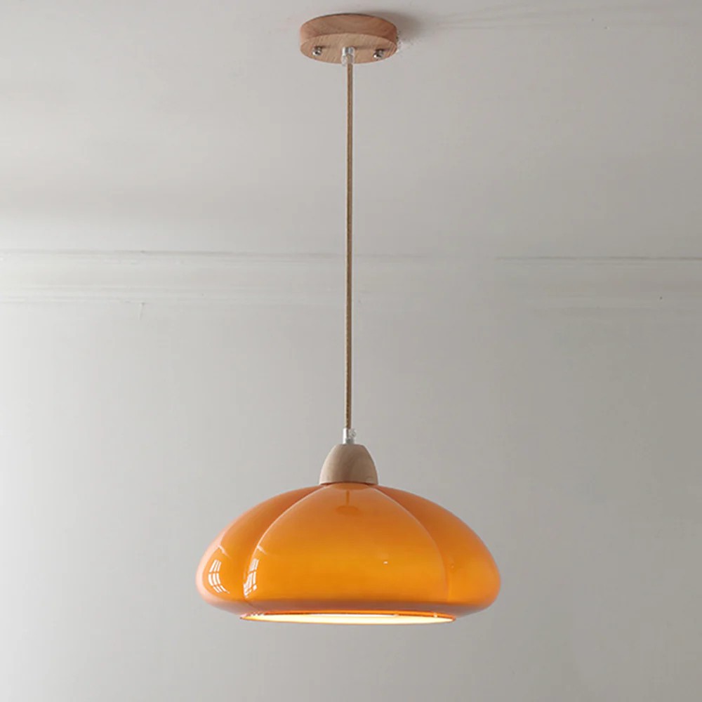 Medieval Creamy Pumpkin Pendant Lamp S108