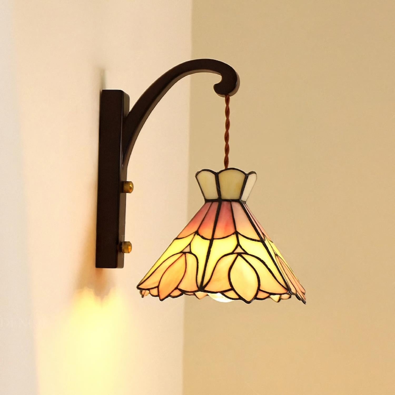 Serena Tiffany Plug In Wall Lamp D60