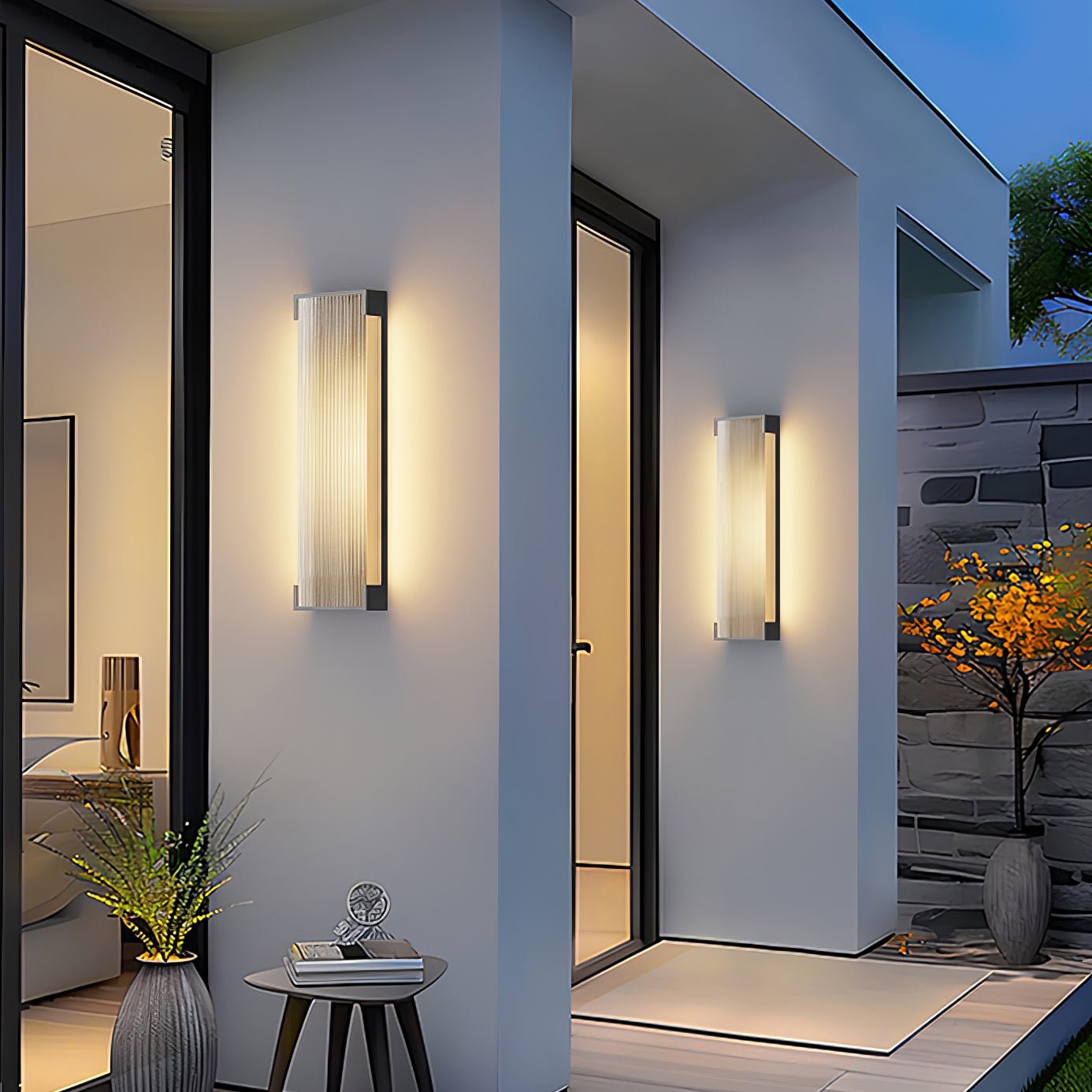 Rectangular Outdoor Wall Light M434