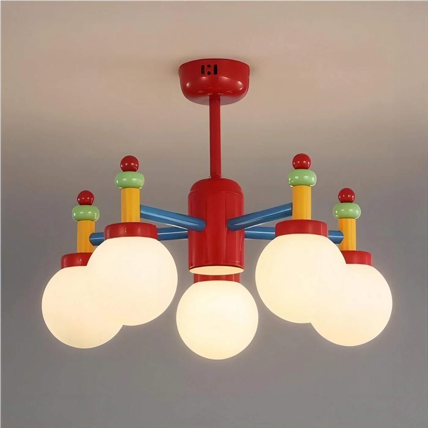 Art Decor Macaron Chandelier For Children's Room S49