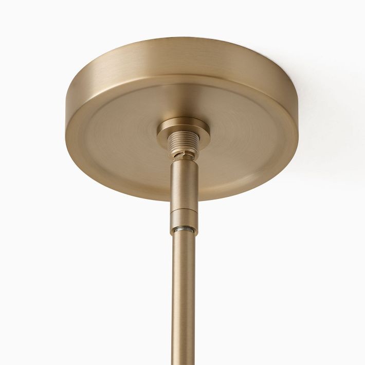 Elorina Pendant Light - Perforated Metal Shade, Champagne Bronze T042