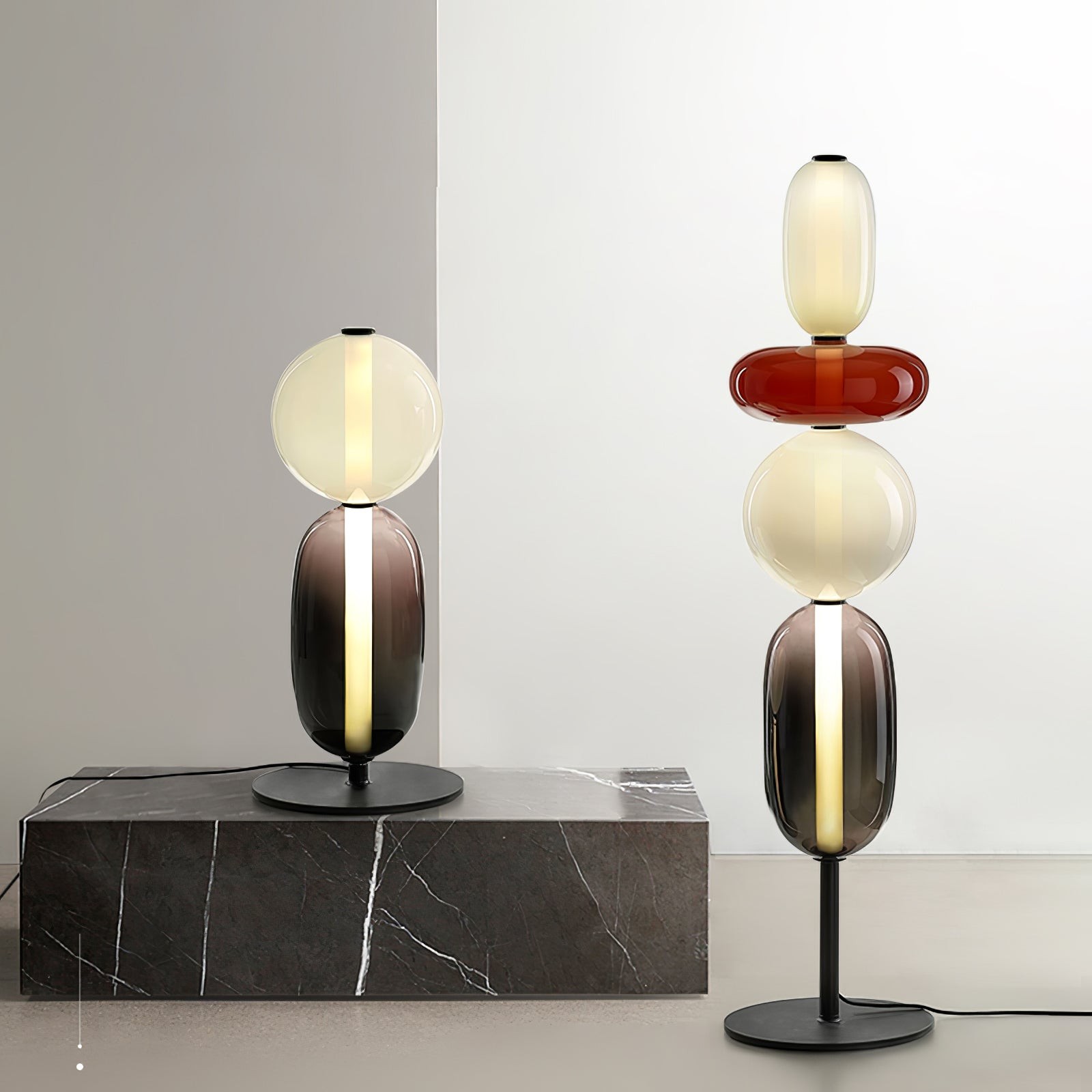 Nordic Creative Minimalist Luxury Glass Floor Light For Living Room M486