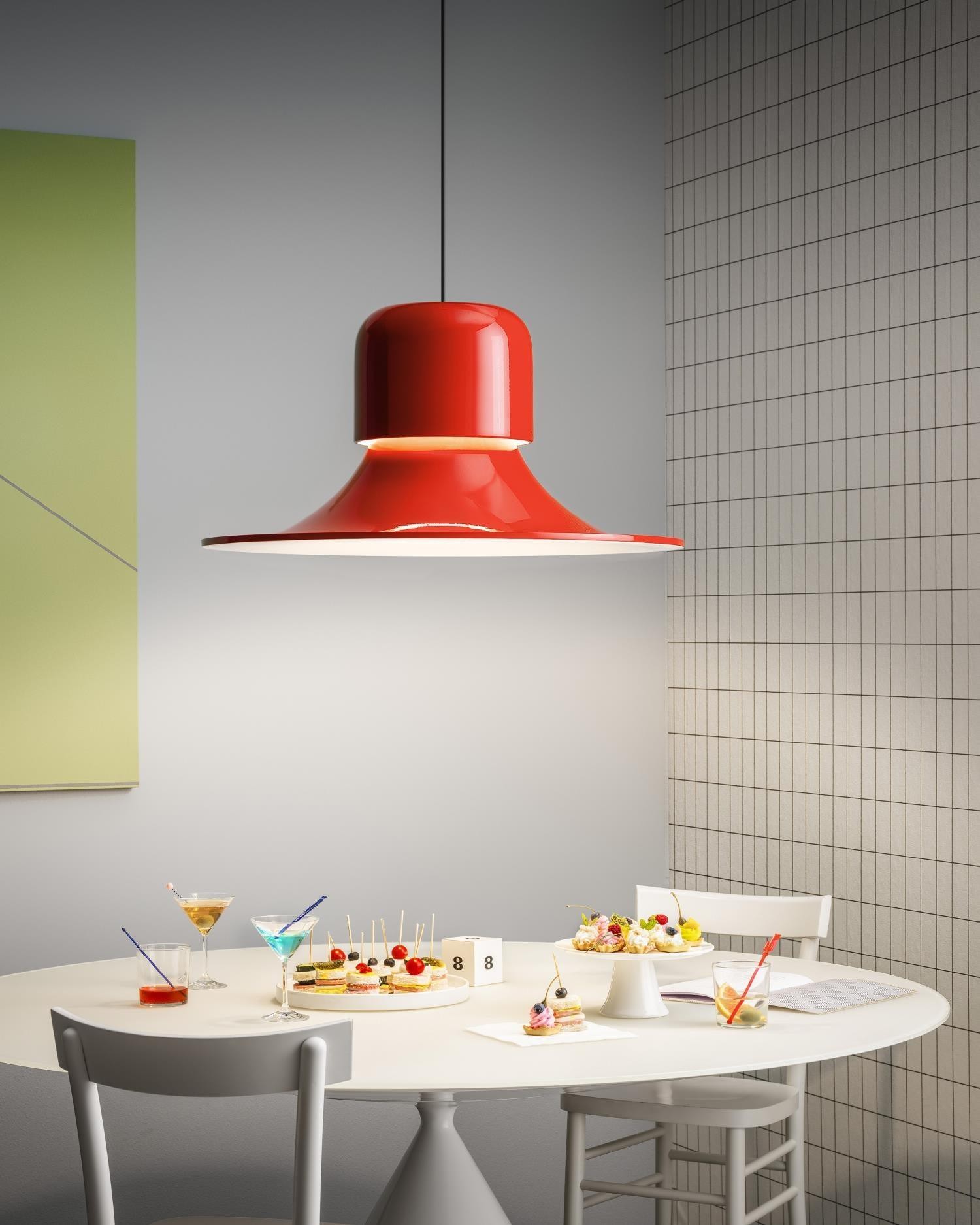 Nordic Carbon Steel LED Pendant Lamp M346