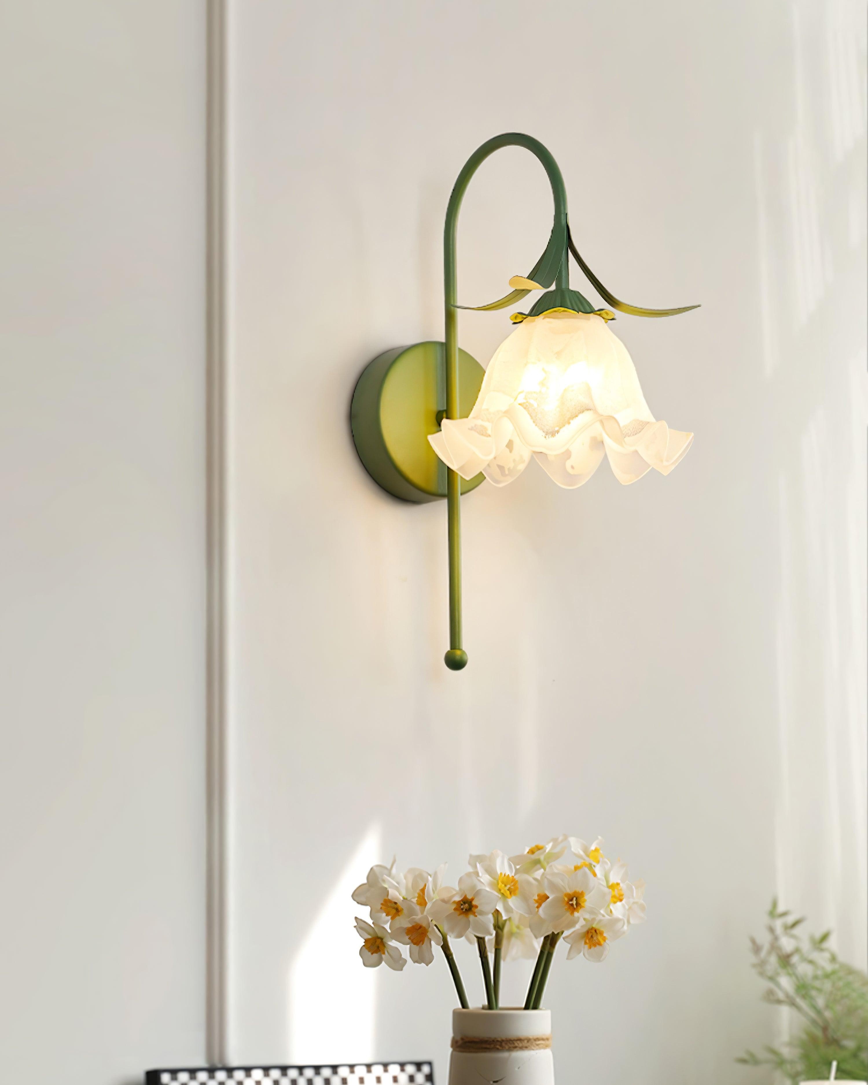 French Cream Style Flower Wall Lamp M146