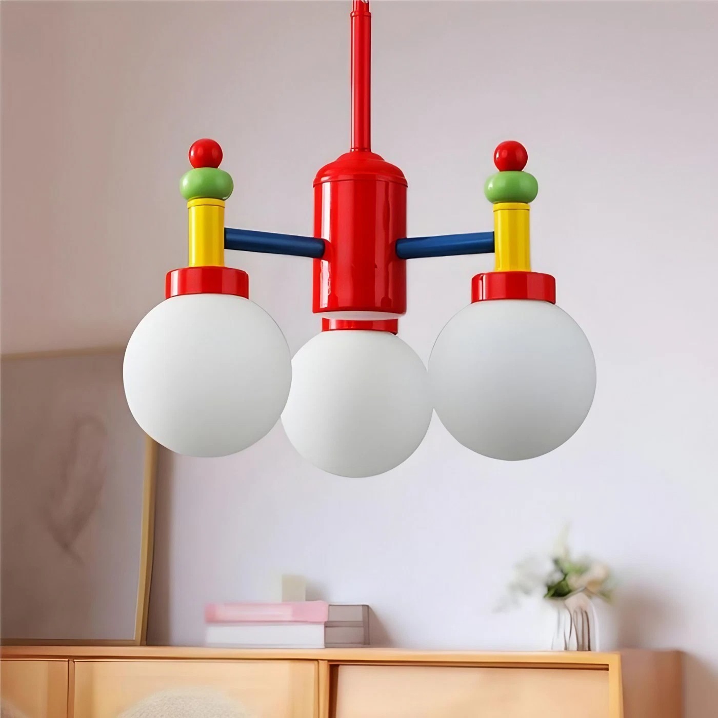 Art Decor Macaron Chandelier For Children's Room S49