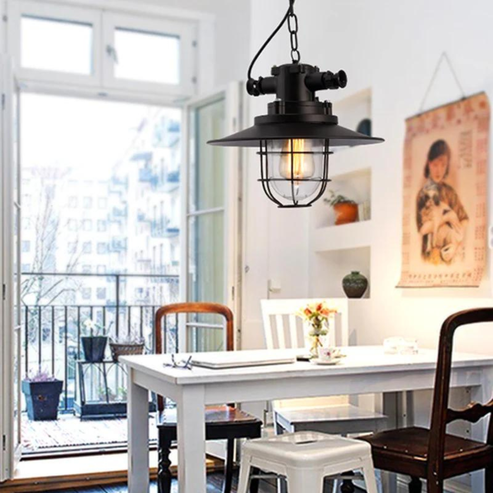 Brilliant Aluminum Industrial Ceiling Light D814