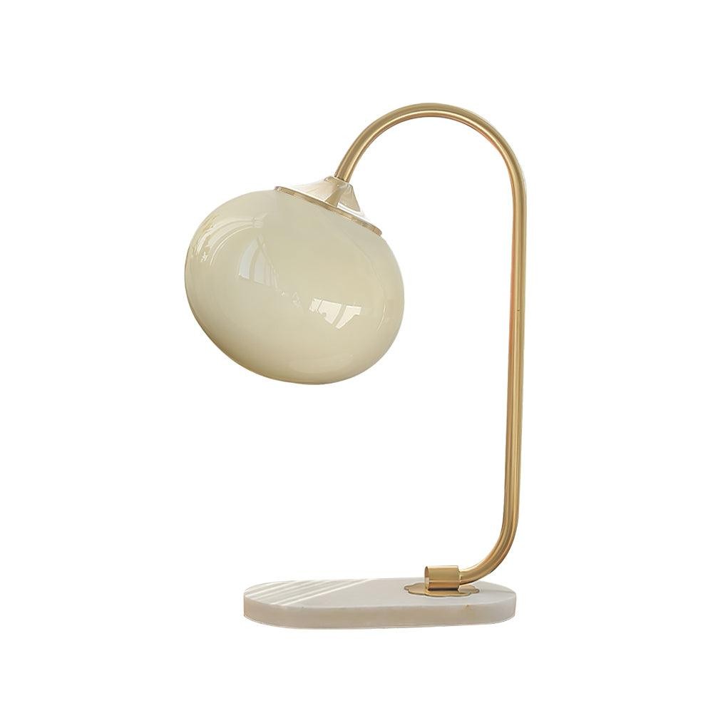 Scandinavian Cream Ball Table Lamp For Living Room M454