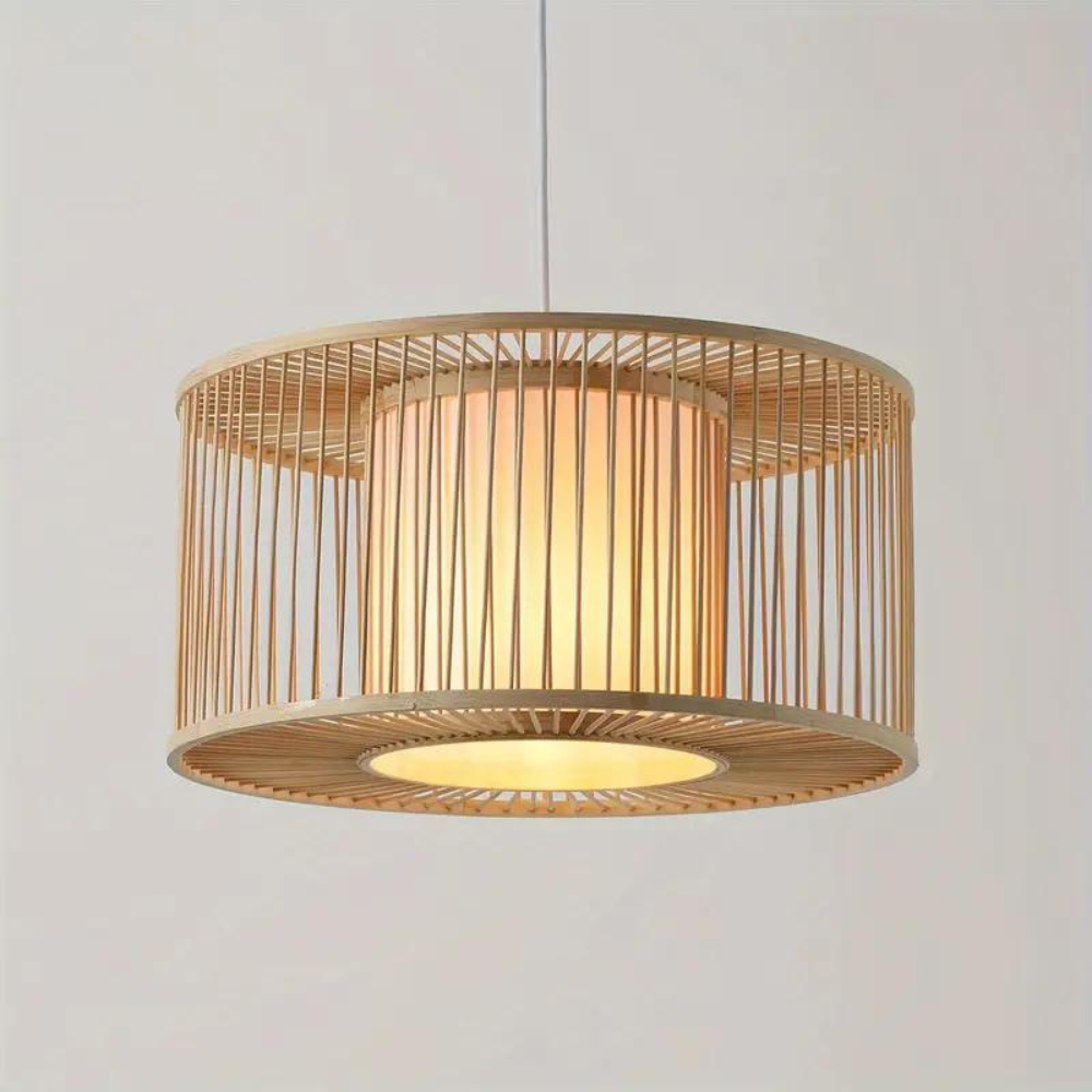 Night Butterfly Bamboo Pendant Light D900