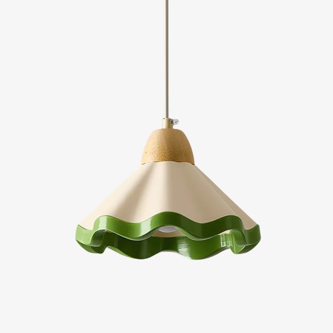 Moliro Scalloped Pendant Light - Modern Wavy Lighting for Dining Room T515